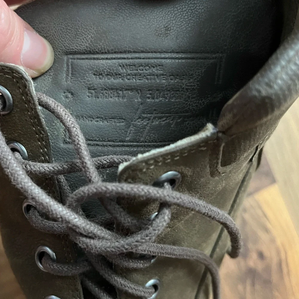 Crown Vintage Brown Lace-Up Ankle Boots - Picture 7 of 10